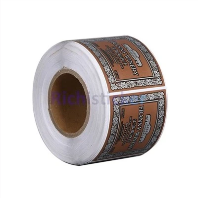 Meke aluminijske folije naljepnice vina